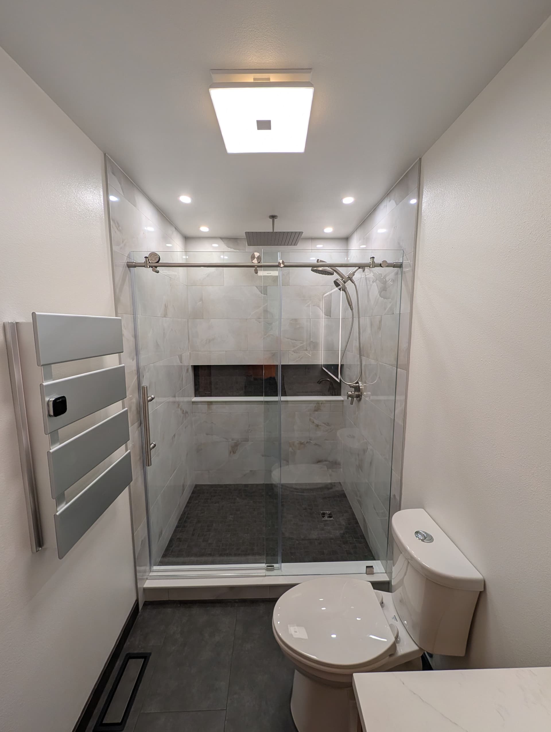 Gallery photos for Tub Removed, Toilet Moved, Full Bathroom Layout Rethought: Image #2