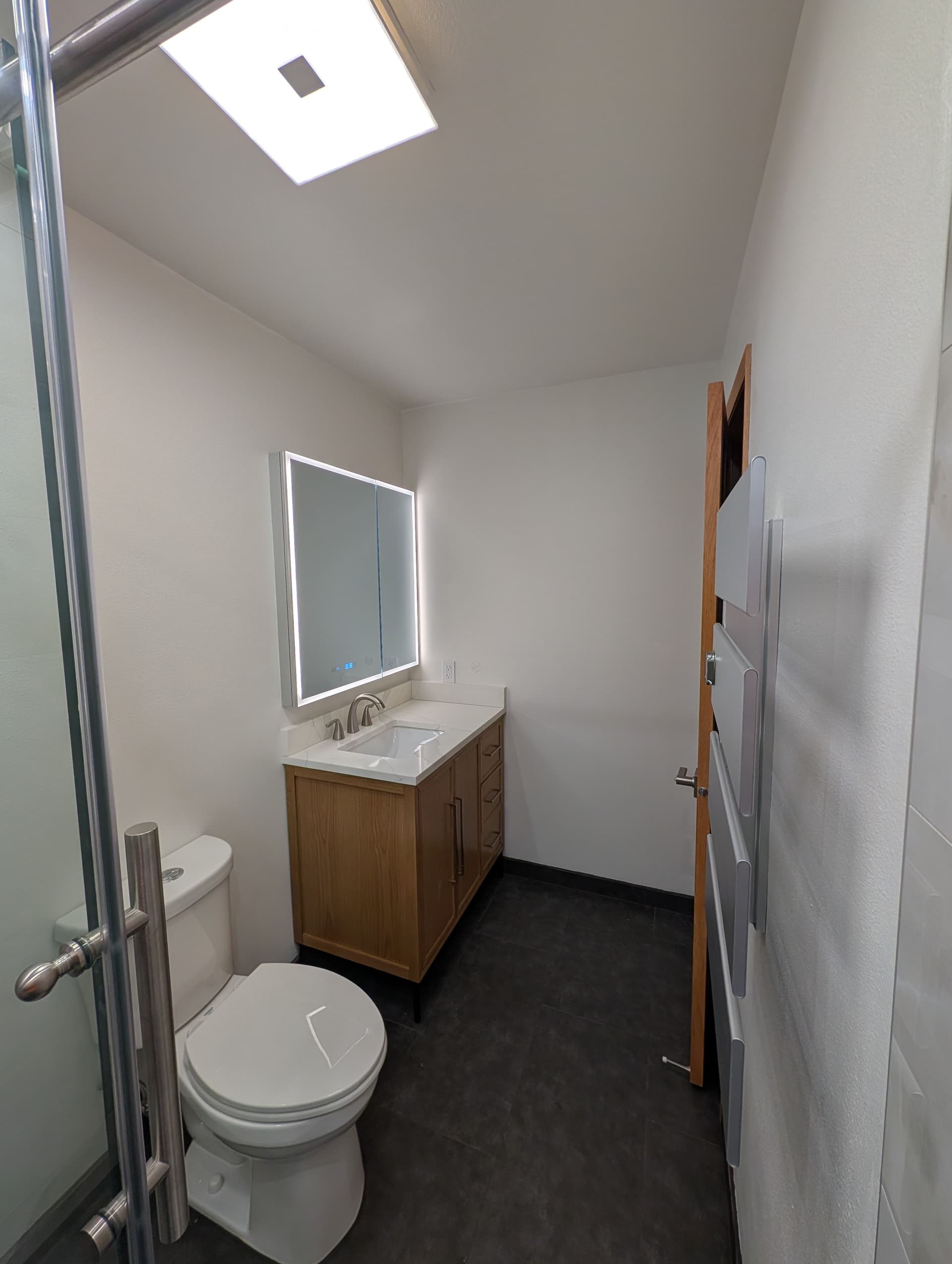 Gallery photos for Tub Removed, Toilet Moved, Full Bathroom Layout Rethought: Image #3